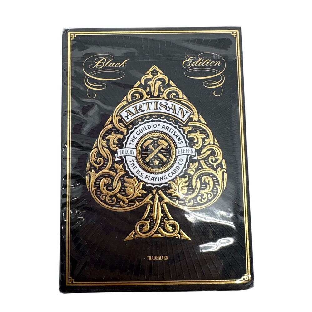 Limited Artisan Black Edition Playing Cards Theory11‎ The U.S. Playing Card Co.